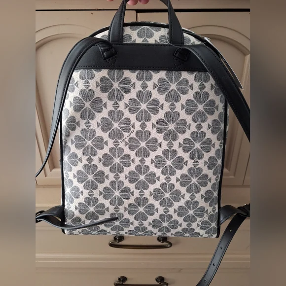 NWT Kate Spade Gray Spades Mini Backpack - Picture 5 of 12
